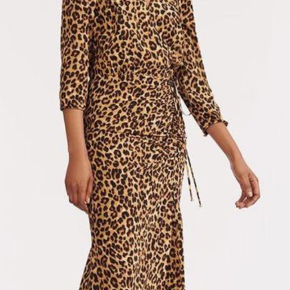 Veronica Beard - Size 8 - Arielle Dress Leopard